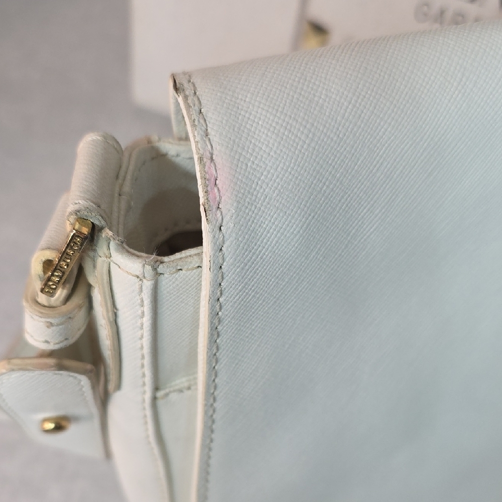 Tory Burch Emerson white Saffiano leather shoulder bag - Picture 6 of 8